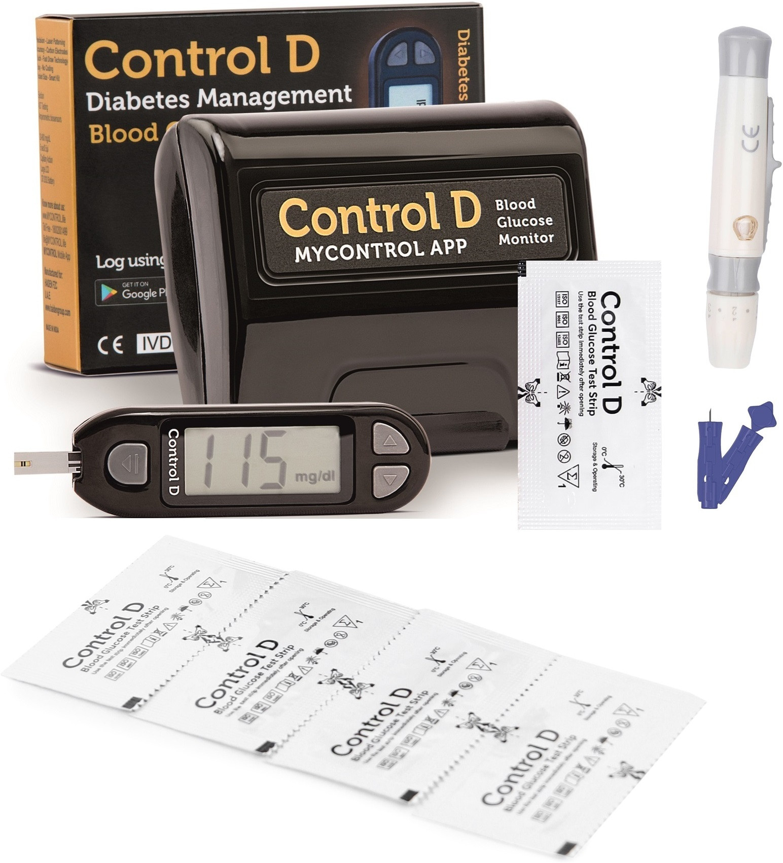 control d CDMS50 Glucometer image 1