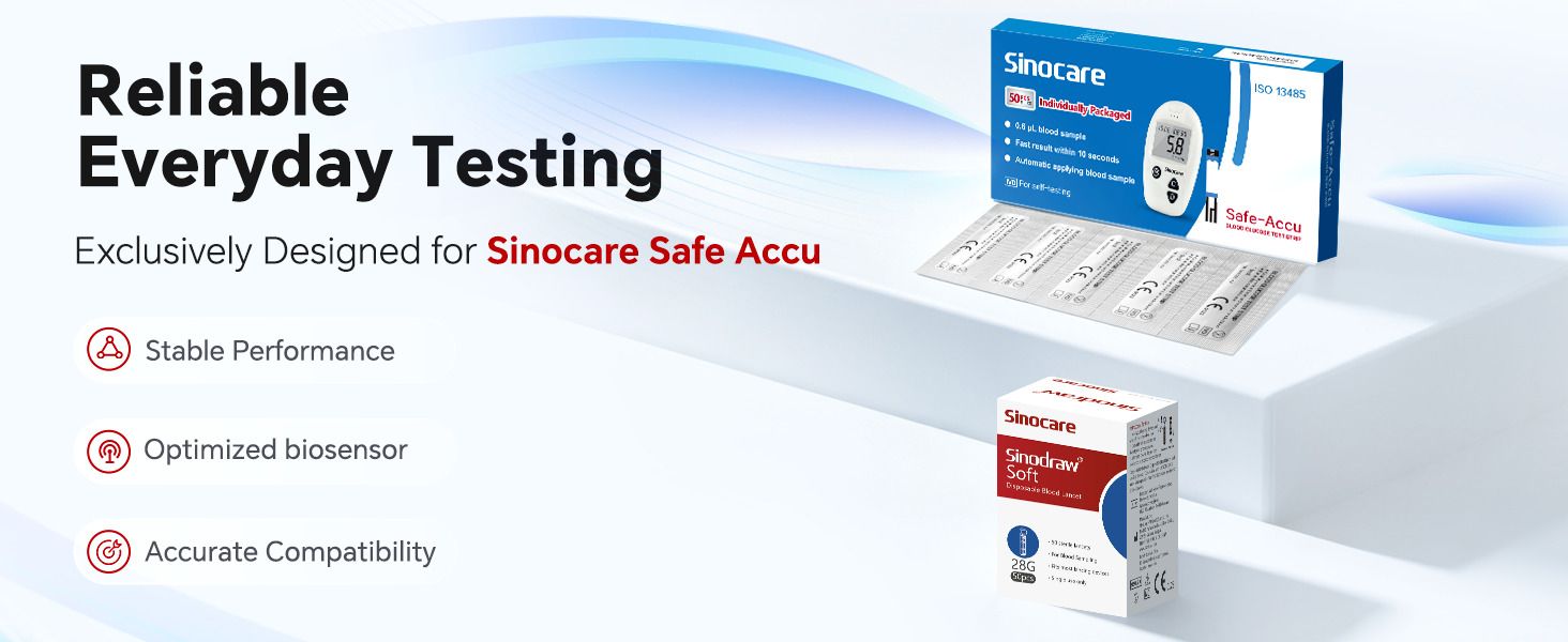 Safe Accu Test Strip in Foil Glucometer-image-33