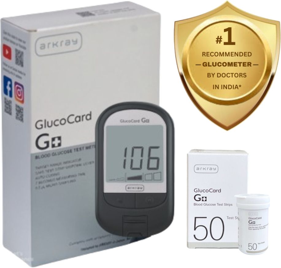 arkray GlucoCard G+ Blood Glucose Monitor – 50 Strips, Quick & Accurate Results Glucometer-picture-47