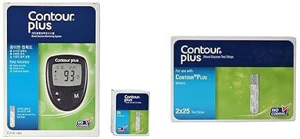 contour plus ContourPlus Meter with (25+50) Strips Glucometer-picture-33
