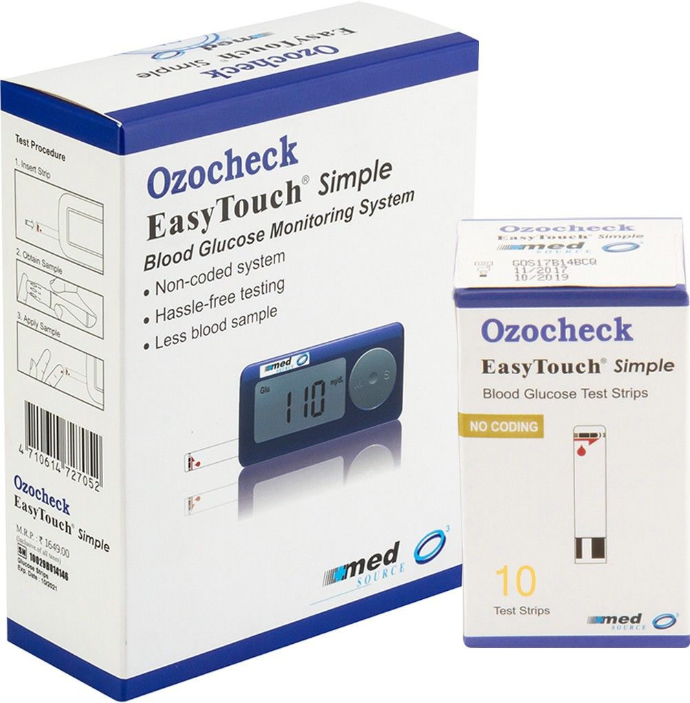 ozocheck Blood Sugar Testing Full Kit| Carrying Case, Test Strips, Lancing Device, Lancet Glucometer-picture-30