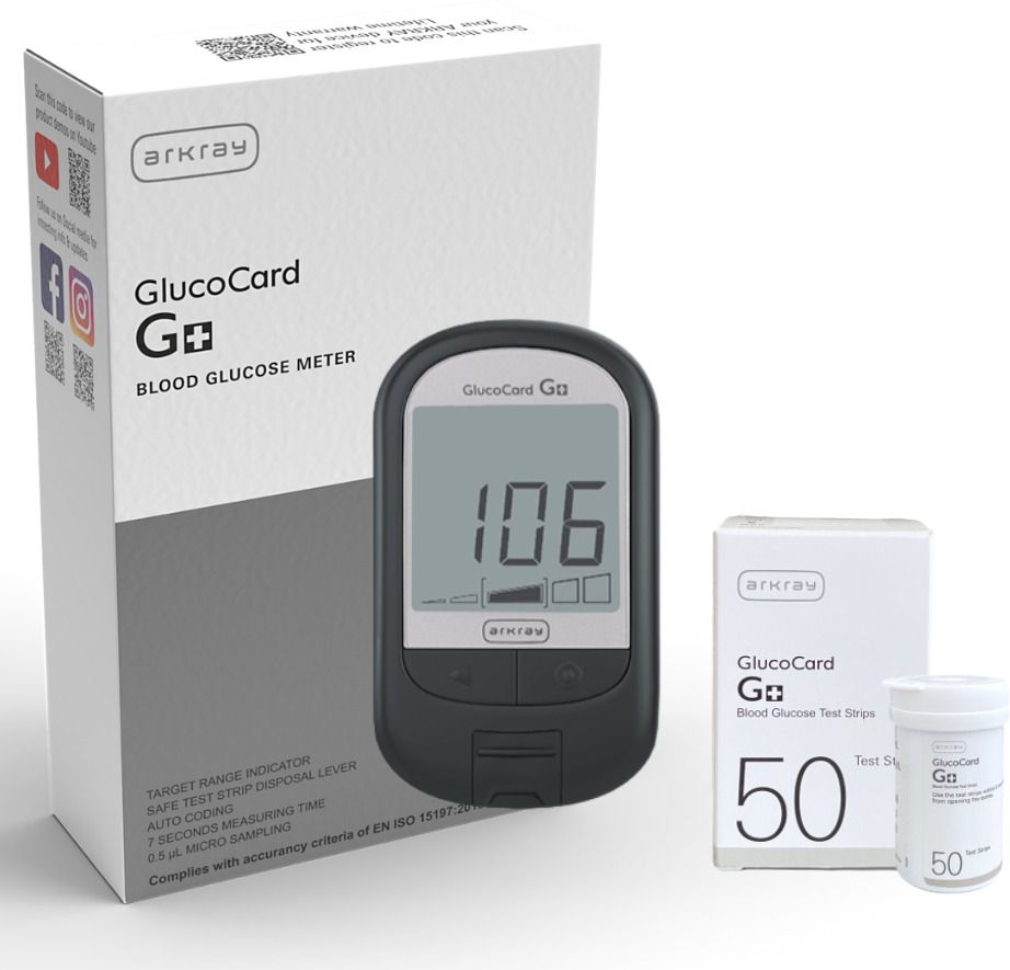 GlucoCard G+ Diabetes Kit – 50 Strips, Japanese Technology, Auto Coding Glucometer-image-49