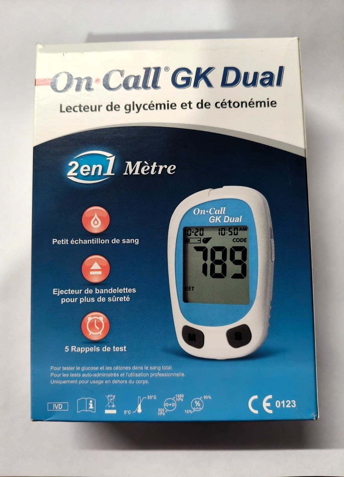 GK Dual Blood Glucose & Ketone Meter Glucometer-image-44