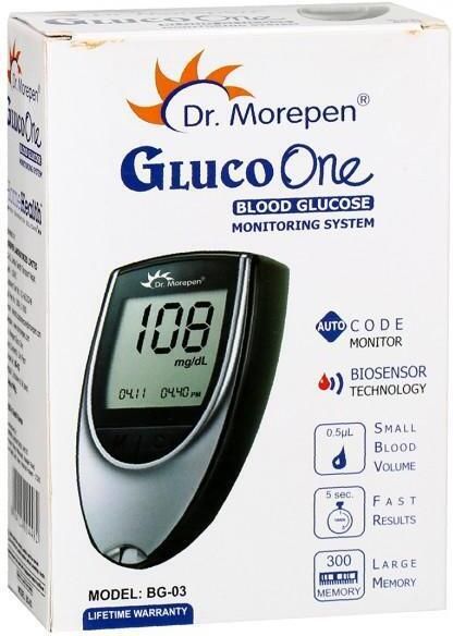 dr. morepen Gluco One Bg 03 Meter Without Strips 1S Glucometer-picture-31