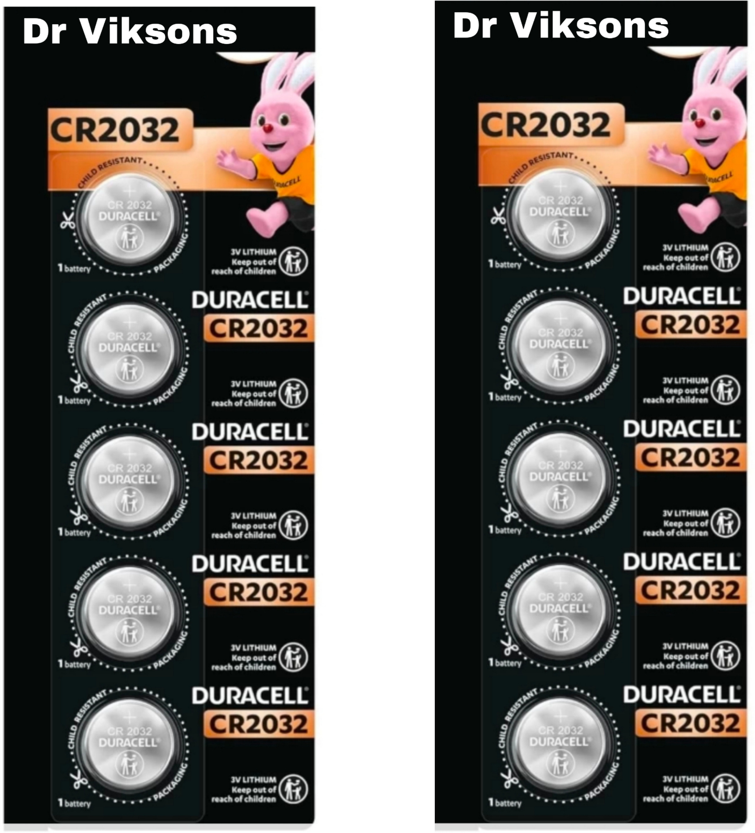 dr viksons CR 2032 COIN CELL For All Glucometer keyfobs, Scales,(Pack of 10) Glucometer image 1