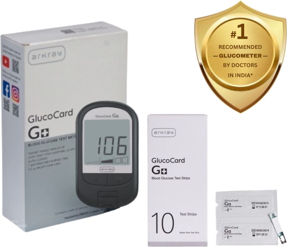 arkray GlucoCard G+ Diabetes Monitoring Meter – No Coding, 10 Strips, Safe Disposal Glucometer-picture-27