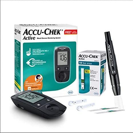 accusure Accu Chek Active Blood Gluco Meter Glucometer-picture-30
