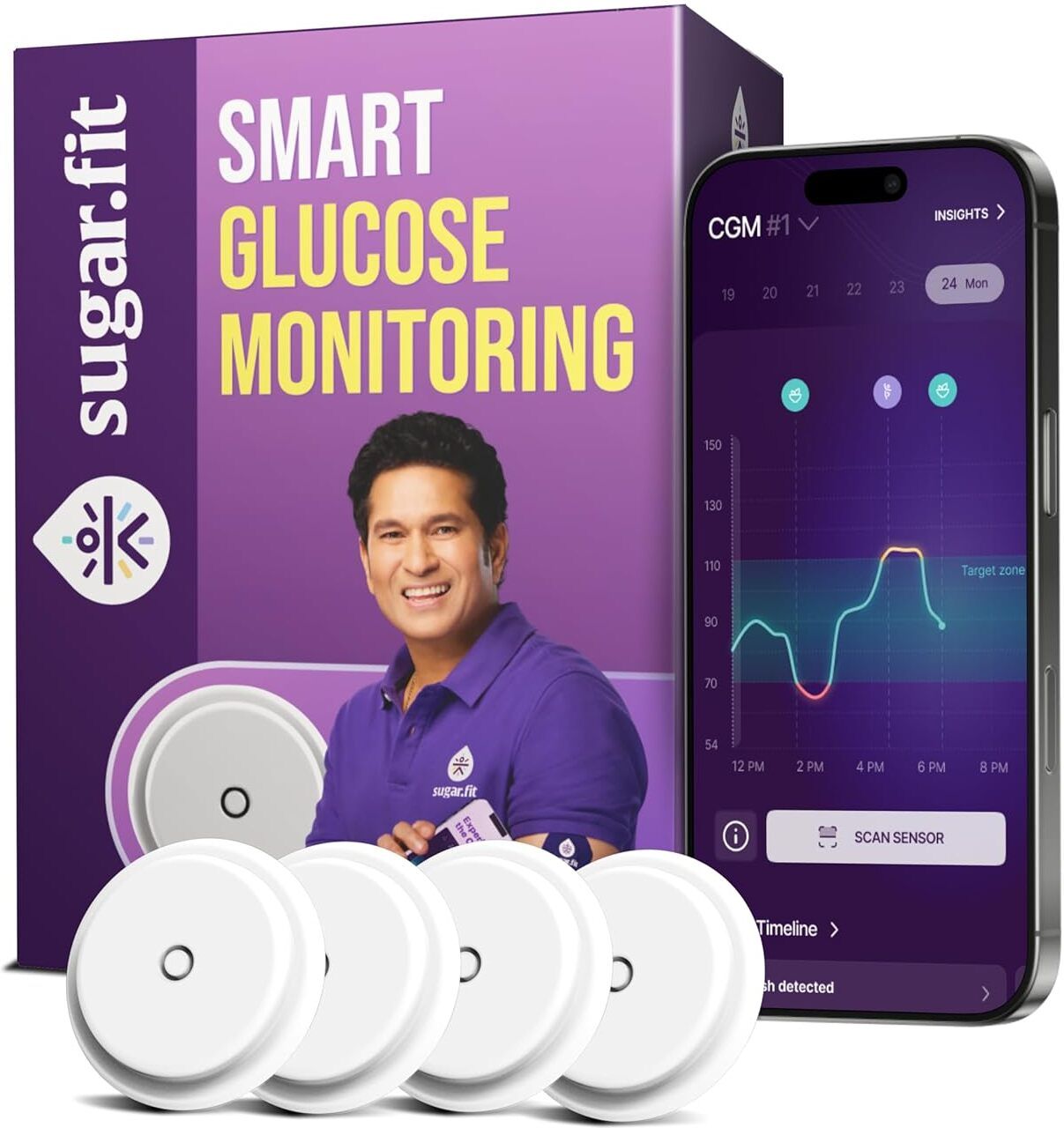 sugar.fit Smart Glucose Monitor Glucometer-picture-38