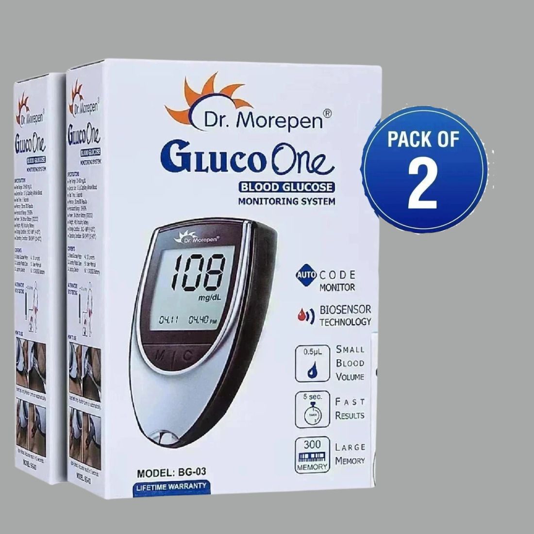 Digital Blood Sugar Testing Monitor Machine Glucometer-image-20