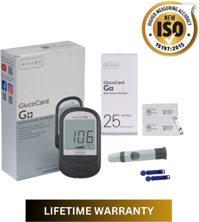 arkray G+ Blood Glucose Monitor Meter - 25 Test Strips - FREE Lifetime Warranty Glucometer-picture-25