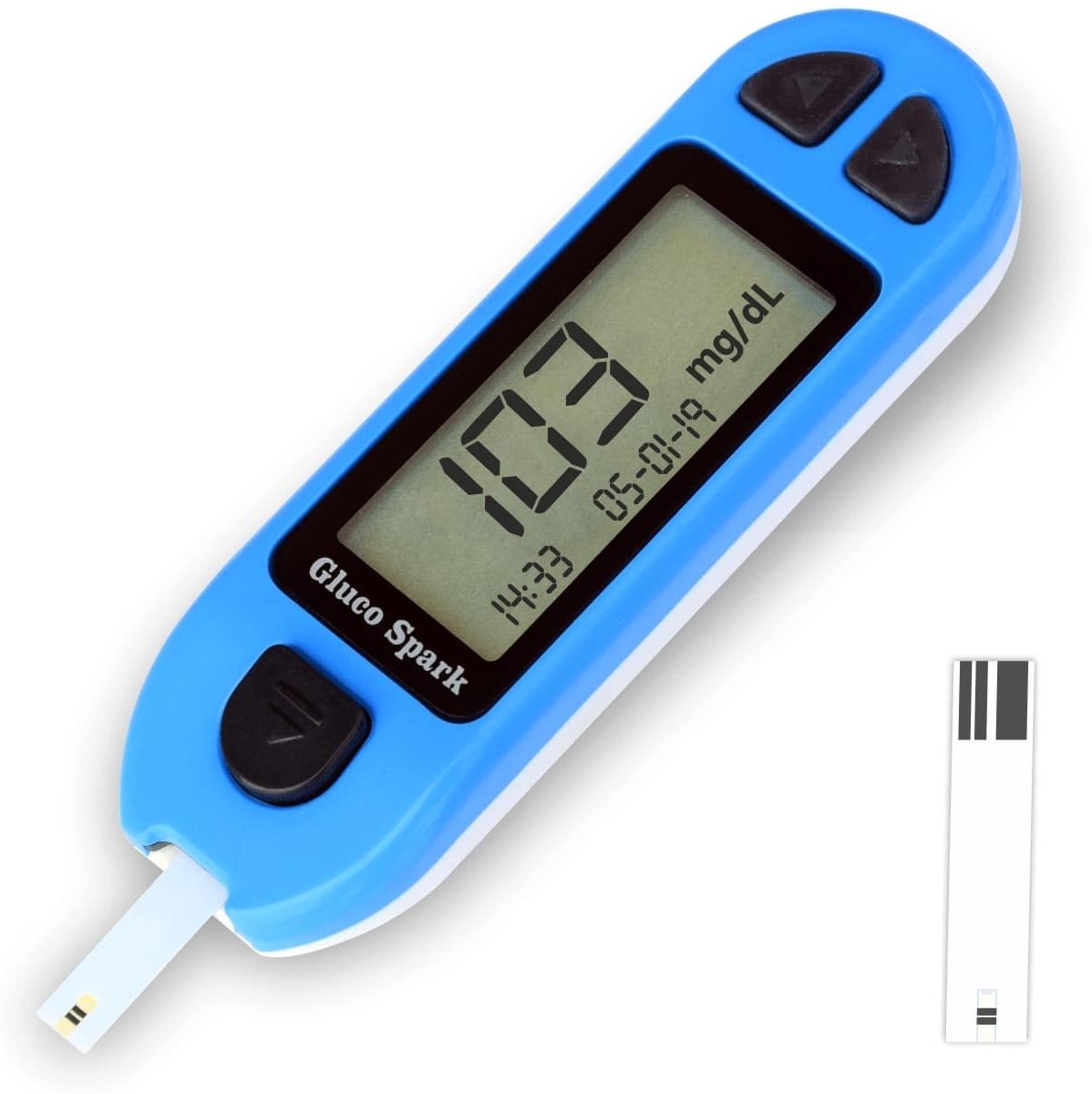 Sugar test kit|Diabetes checking machine with 75 strips and 25 lancets Glucometer-image-32