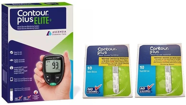 contour plus Elite glucometer + 20 strips free with Glucometer-picture-32
