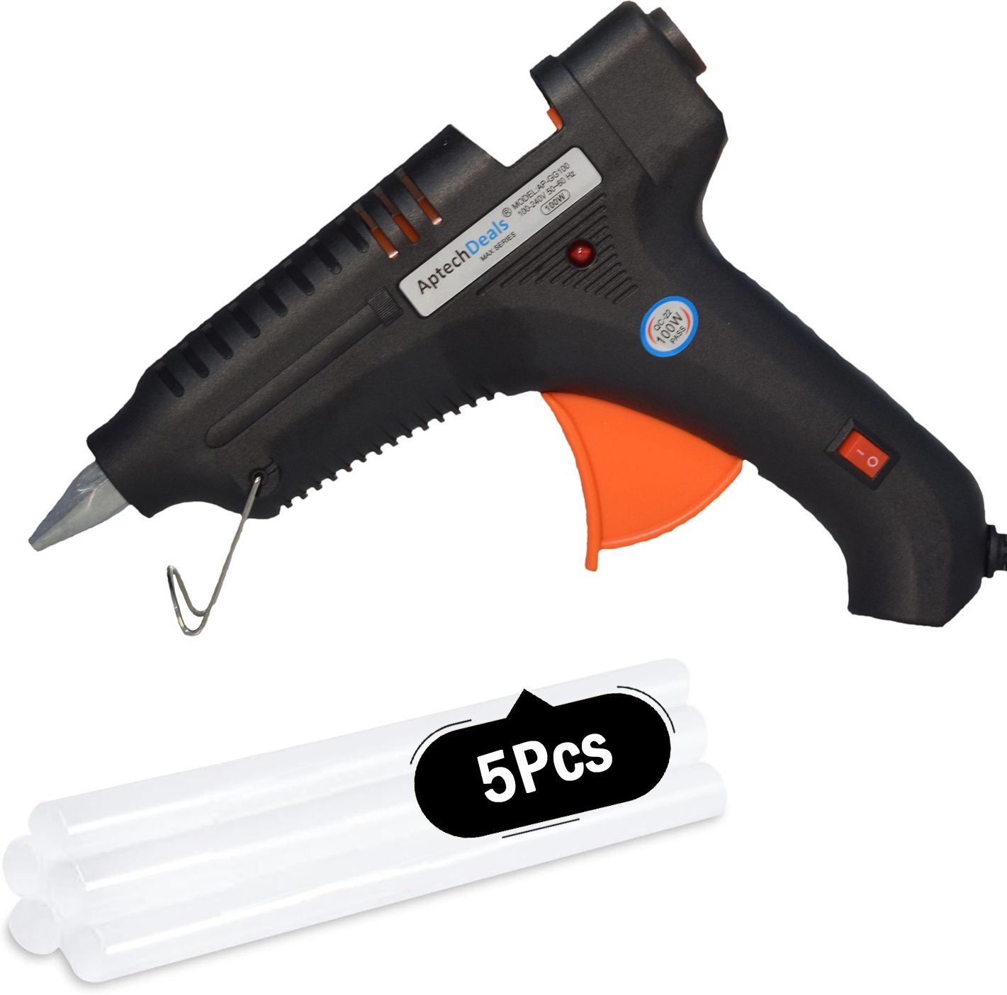 Max 100 Watt With 5 Sticks High Temperature Corded Glue Gun-image-27