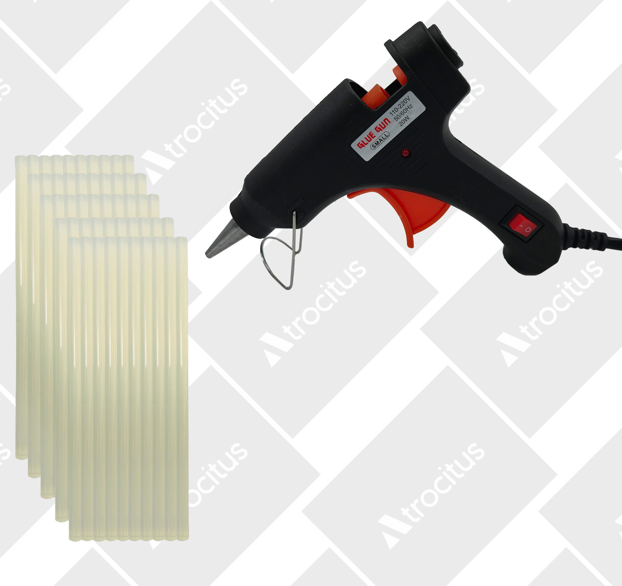 20W Mini Glue Gun With 50Pcs Glue Stick for DIY Home Craft,Art Standard Temperature Corded Glue Gun-image-6