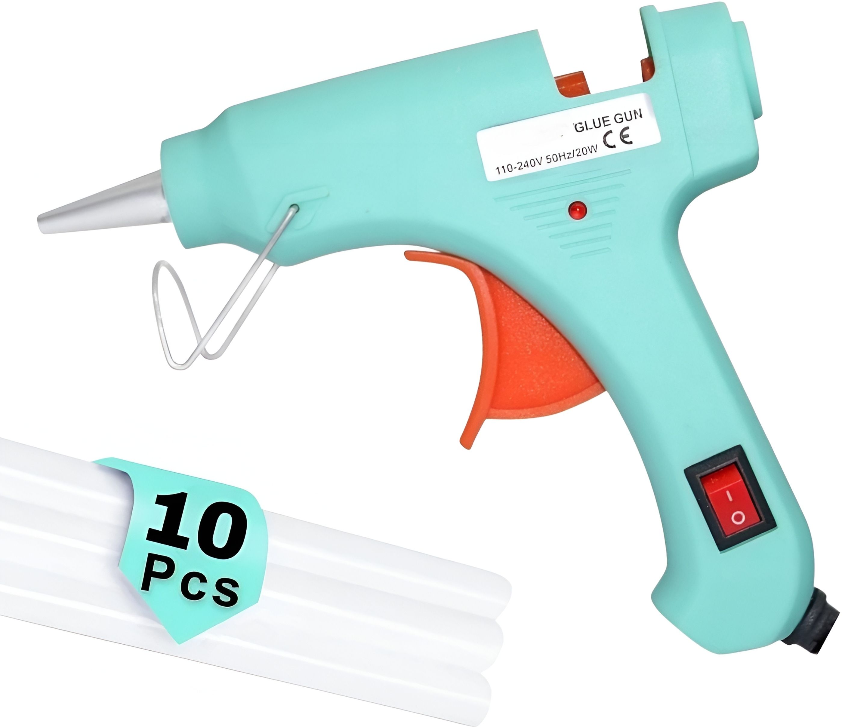 20W Electric Mini Hot Glue Gun with 10 Sticks for Art, Craft & Home Fixing Standard Temperature Corded Glue Gun-image-22