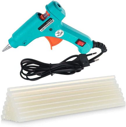 20W Mini Glue Gun With 15Pcs Glue Stick for DIY Home Craft, Standard Temperature Corded Glue Gun-image-9