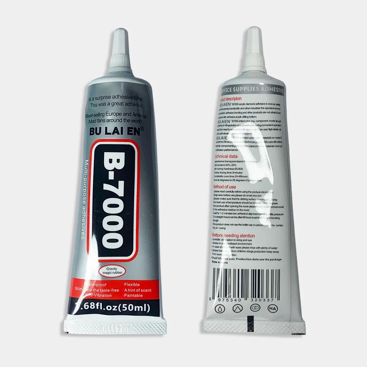 B-7000 Multipurpose Adhesive Glue 50ml, B7000 Glue Kit for Jewelry, Fabric Glue-image-35