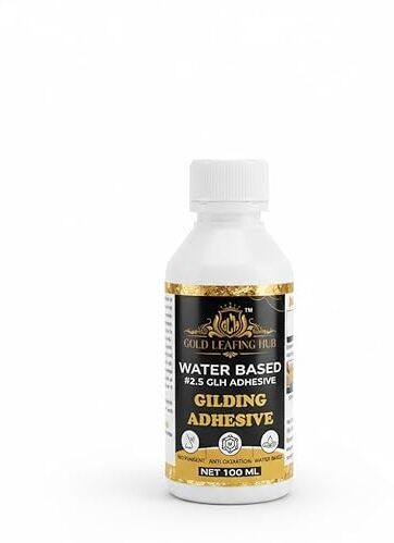 gold leafing hub Water Based Gilding Adhesive 100 ml Glue-picture-17