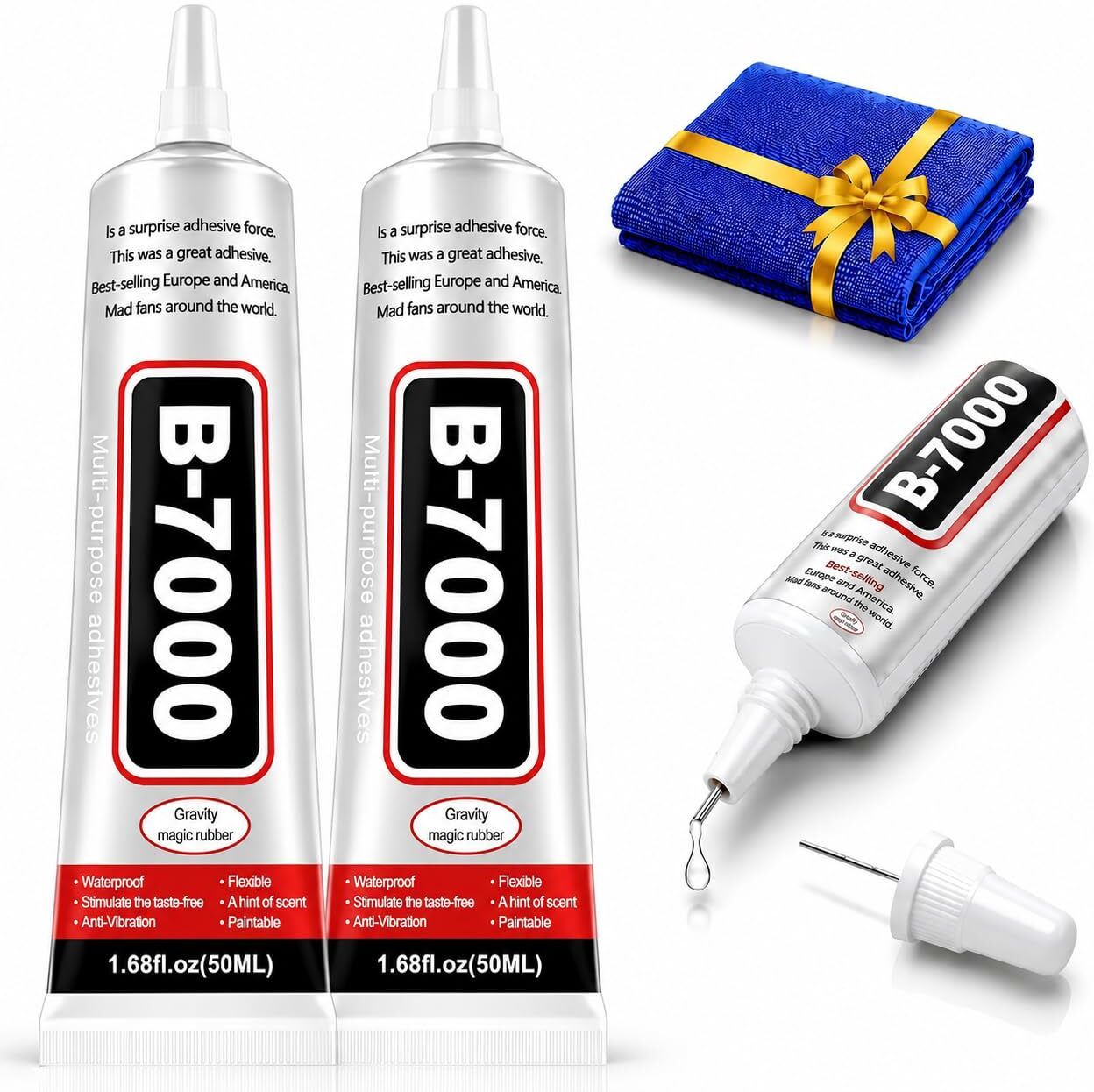 algerianstore 2pcs B7000 Glue for Stone, Fabric, Plastic & DIY Repair Glue-picture-37
