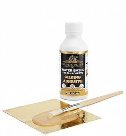gold leafing hub Water Based Gold Leaf Gilding Adhesive Glue-picture-47