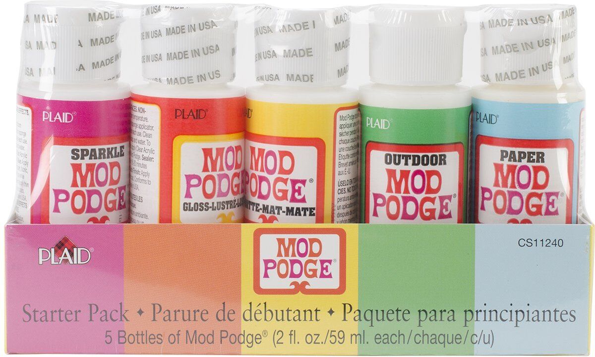 Mod Podge Starter Pack 5/Pkg Glue-image-47