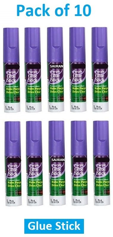 sauran Pack of 10 Kids Glue Stick Glue-picture-49