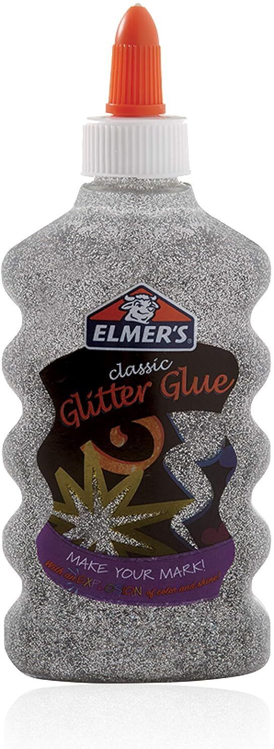 Glitter Glue Classic For School project Silver Glue-image-25