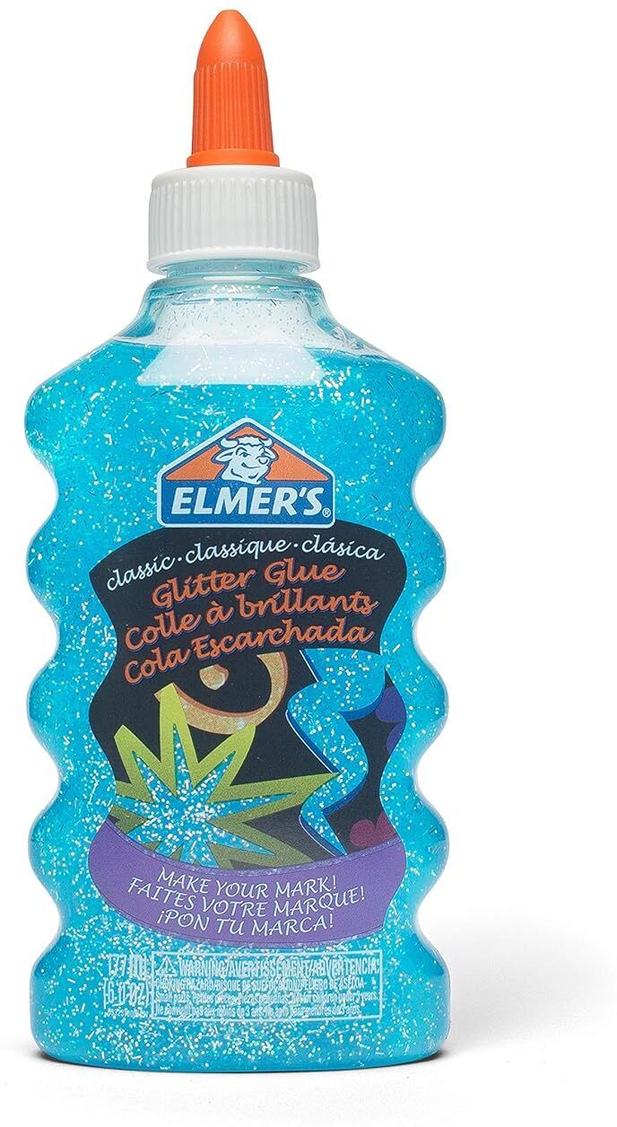 elmer's GLITTER GLUE - BLUE (6 FL OZ) 177ML Glue-picture-18
