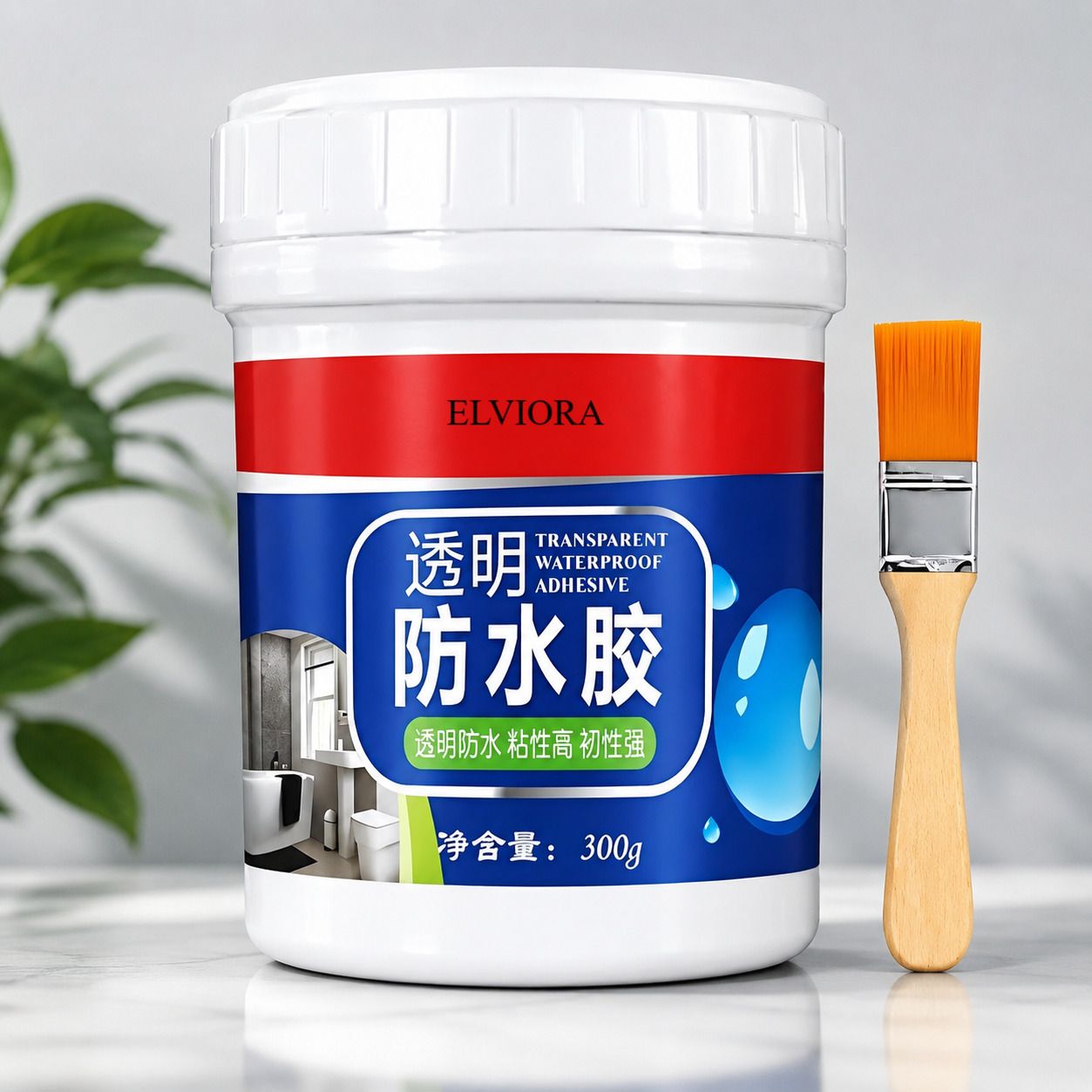 elviora Waterproof Transparent Glue for Cracks Leaks Gaps Strong Multi Surface Glue-picture-40