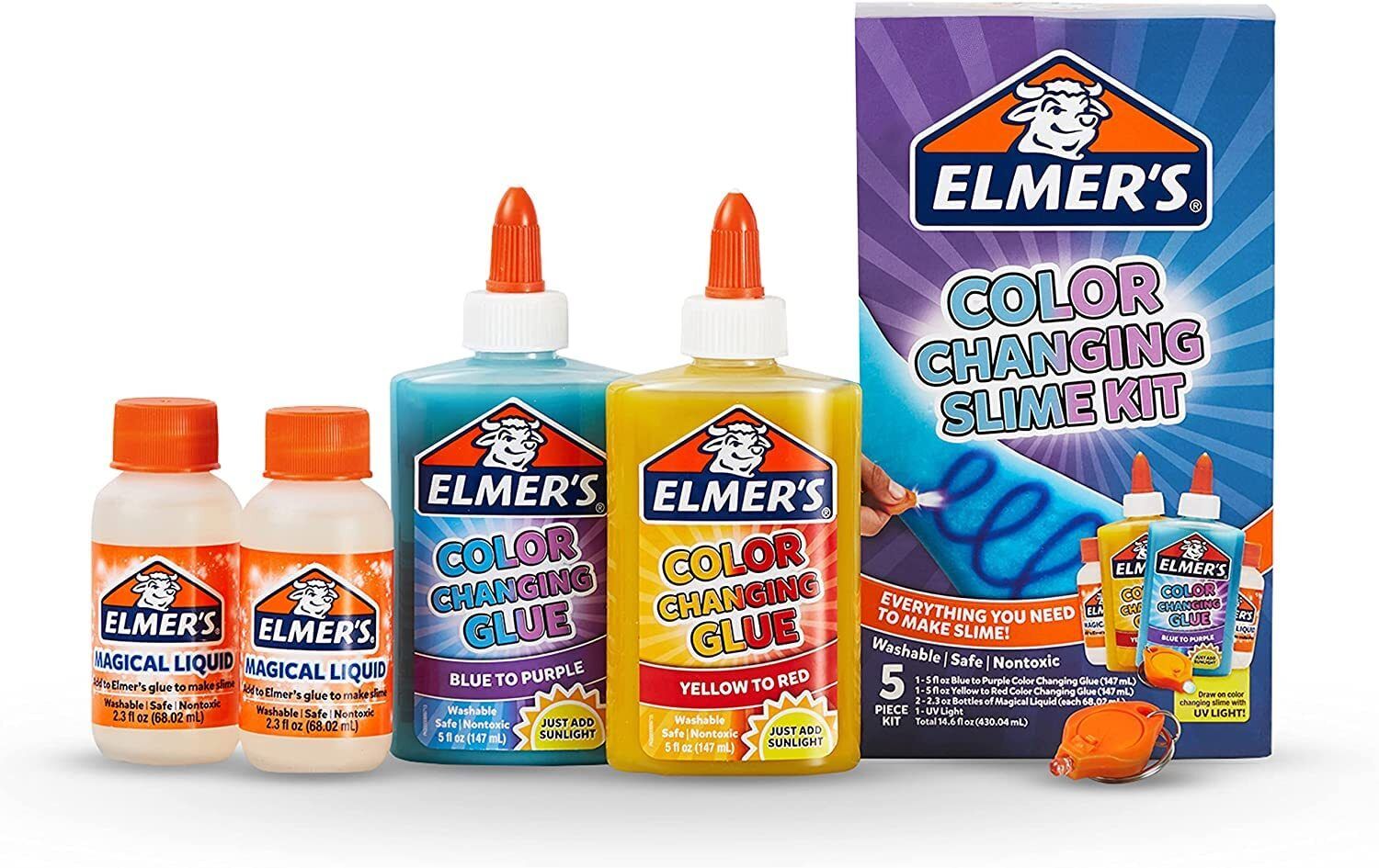 Colour Changing Slime Kit with Slime Activator & Uv Light Glue-image-44