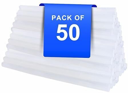 7mm Transparent Glue Sticks for 20W Mini Hot Melt Glue Gun (Pack of 50) Glue-image-31