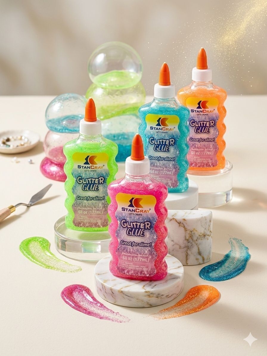 stancray Sparkle Glitter Glue Combo Washable, Non-Toxic Art & Craft Glue (Pack of 4)) Glue-picture-26