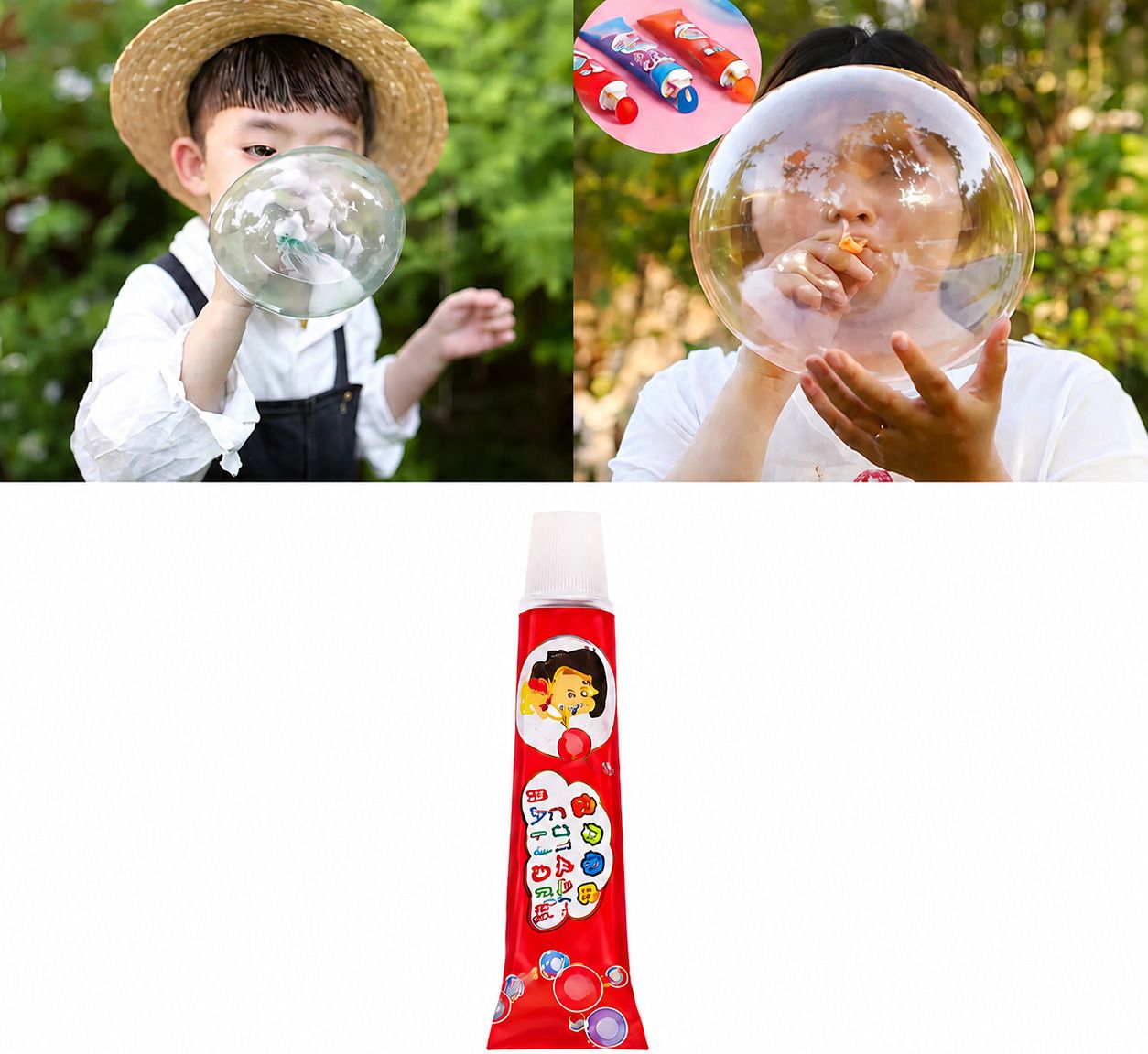 Magic Bubble Making Glue with Straw for Kids Glue-image-35