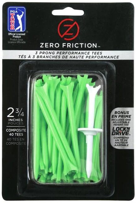 zero friction tees 3 Prong - 2-3/4 Golf Tees image 1