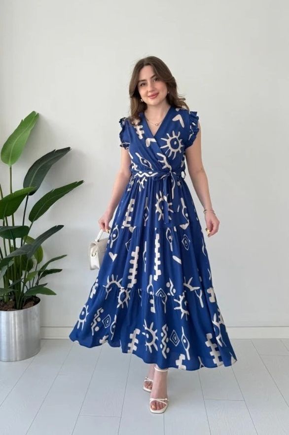 Printed Viscose Rayon Stitched Anarkali Gown