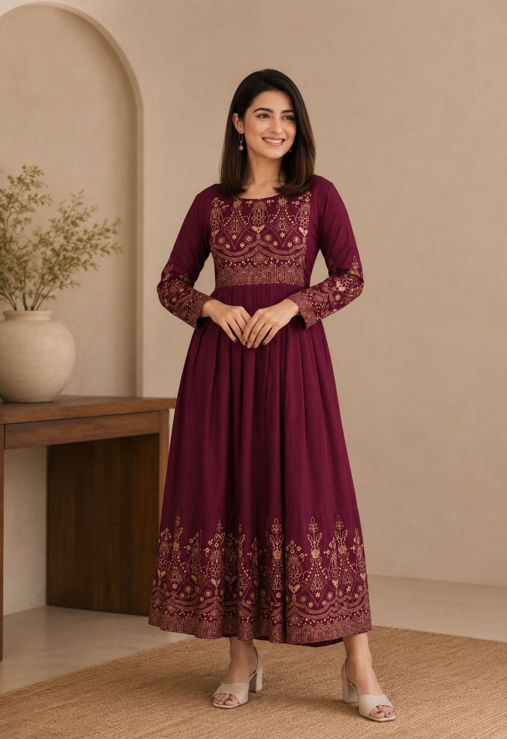 Women Maternity/Nursing Nighty-image-37