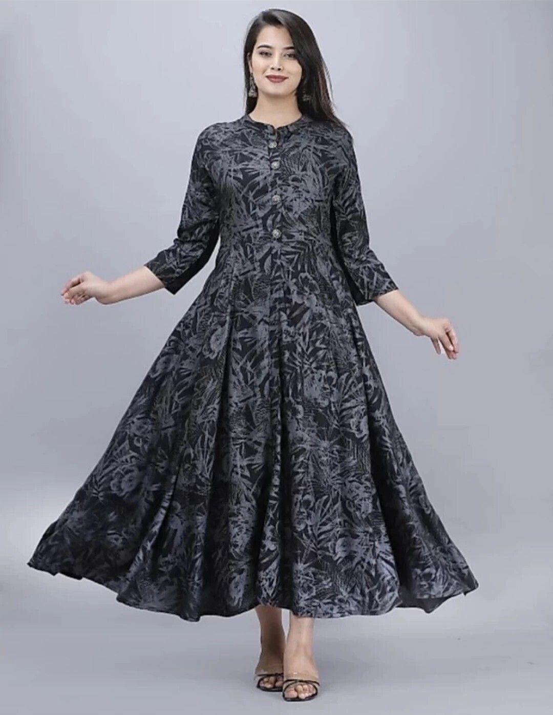 shyam ki nagri Art Silk Stitched Anarkali Gown-picture-27