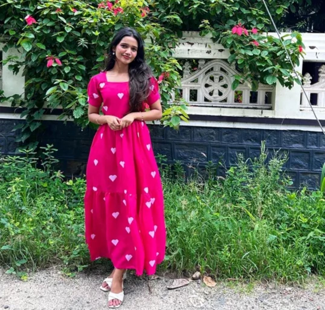 riyansh fashion hub Printed Viscose Rayon Stitched Anarkali Gown-picture-12
