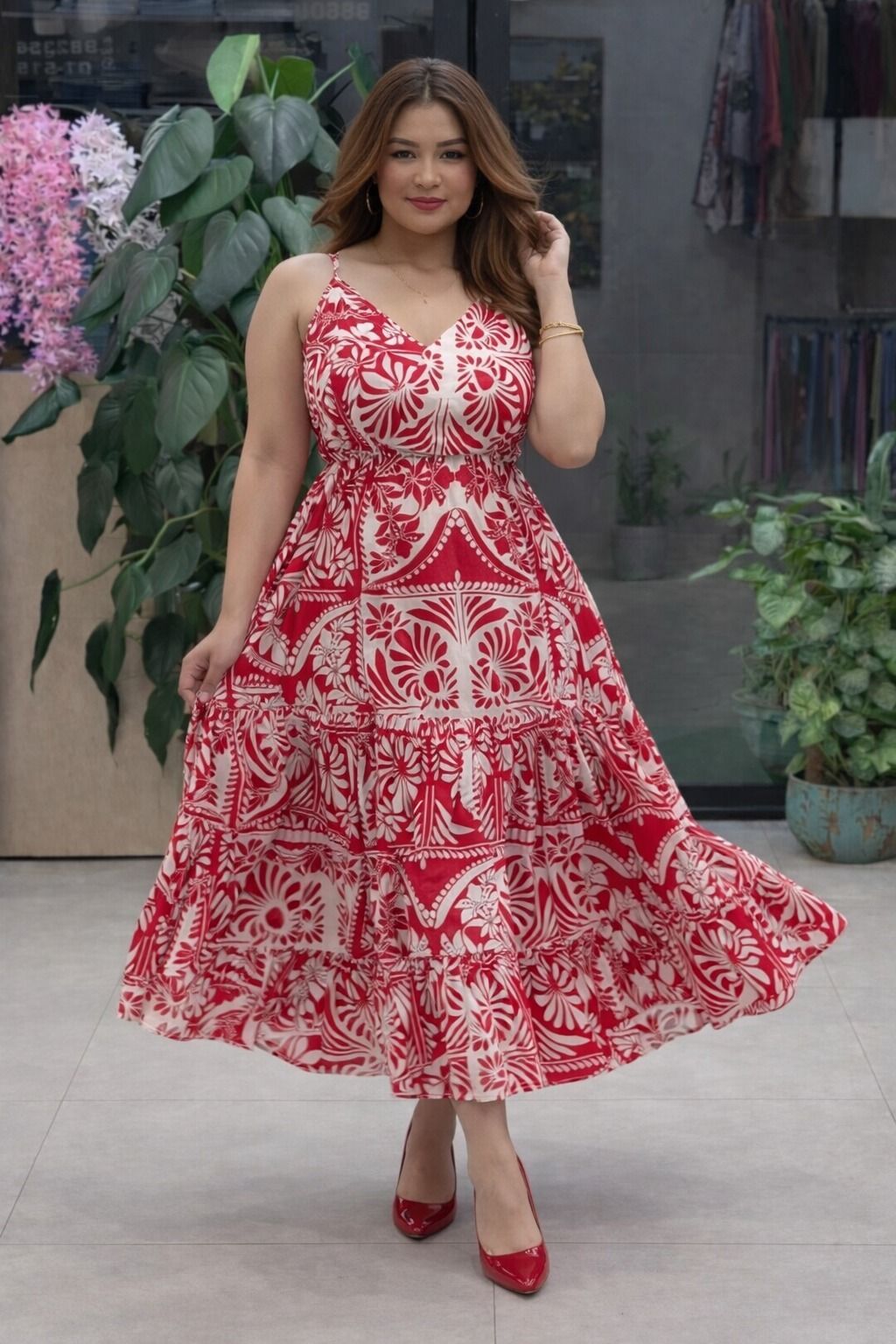 valmo Printed, Floral Print, Abstract Viscose Rayon Stitched Flared/A-line Gown-picture-19