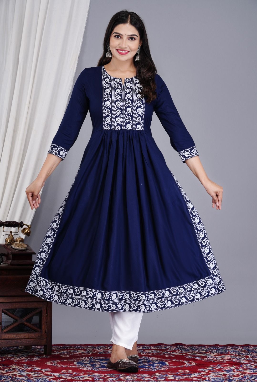 diwikj Viscose Rayon Stitched Anarkali Gown-picture-21