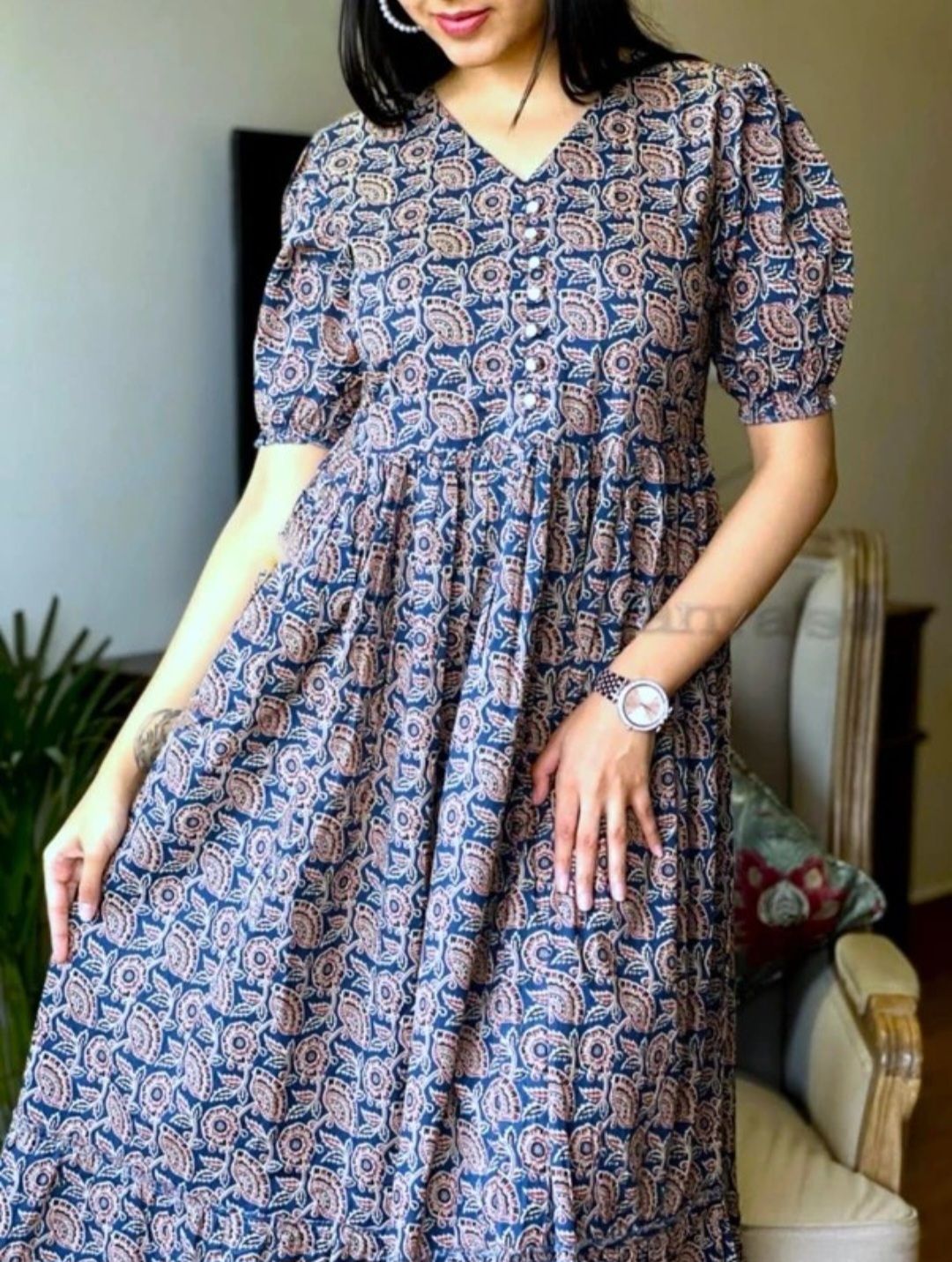 galariya Viscose Rayon Stitched Flared/A-line Gown-picture-14