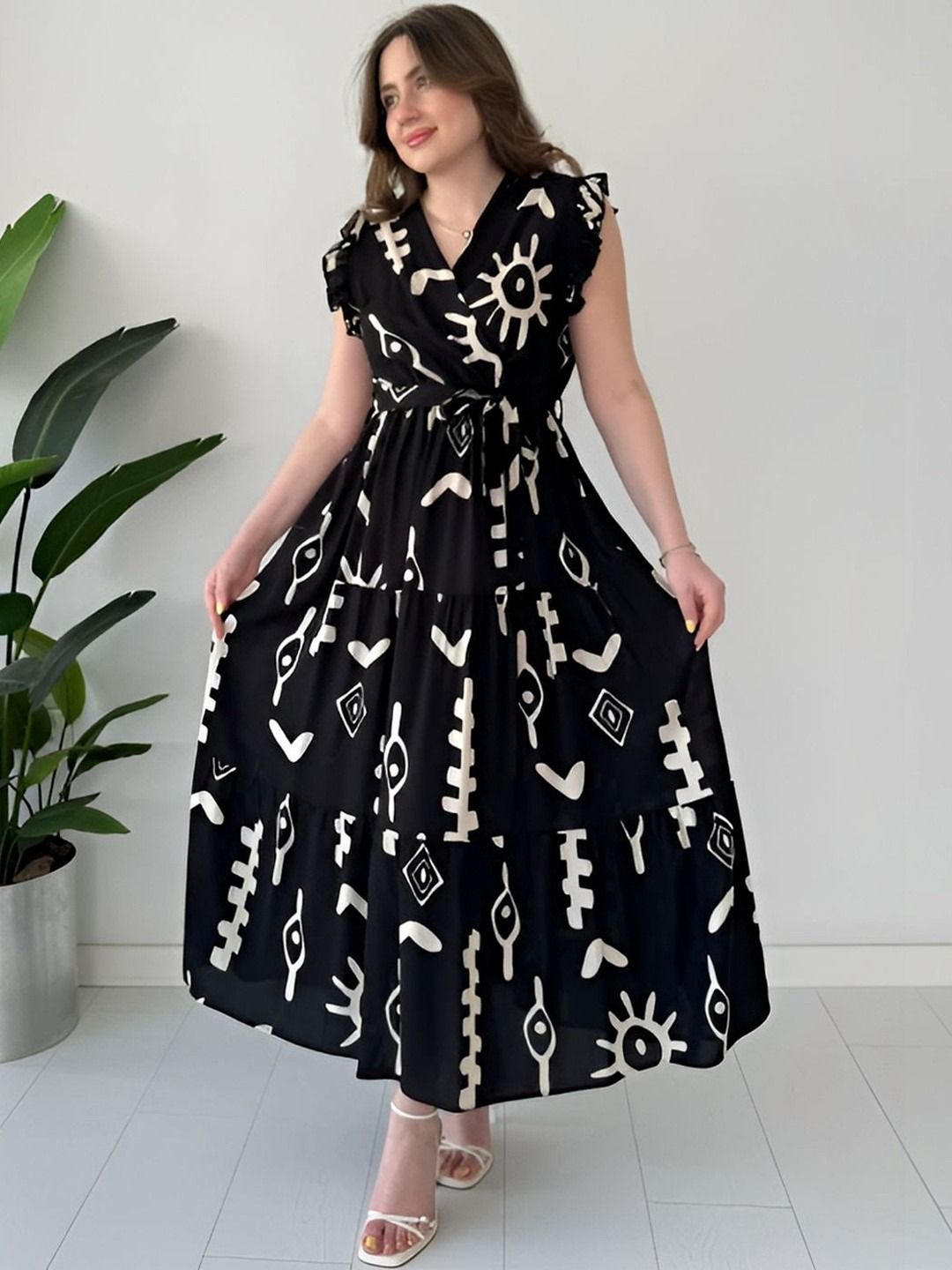Printed Rayon Blend Stitched Anarkali Gown-image-47