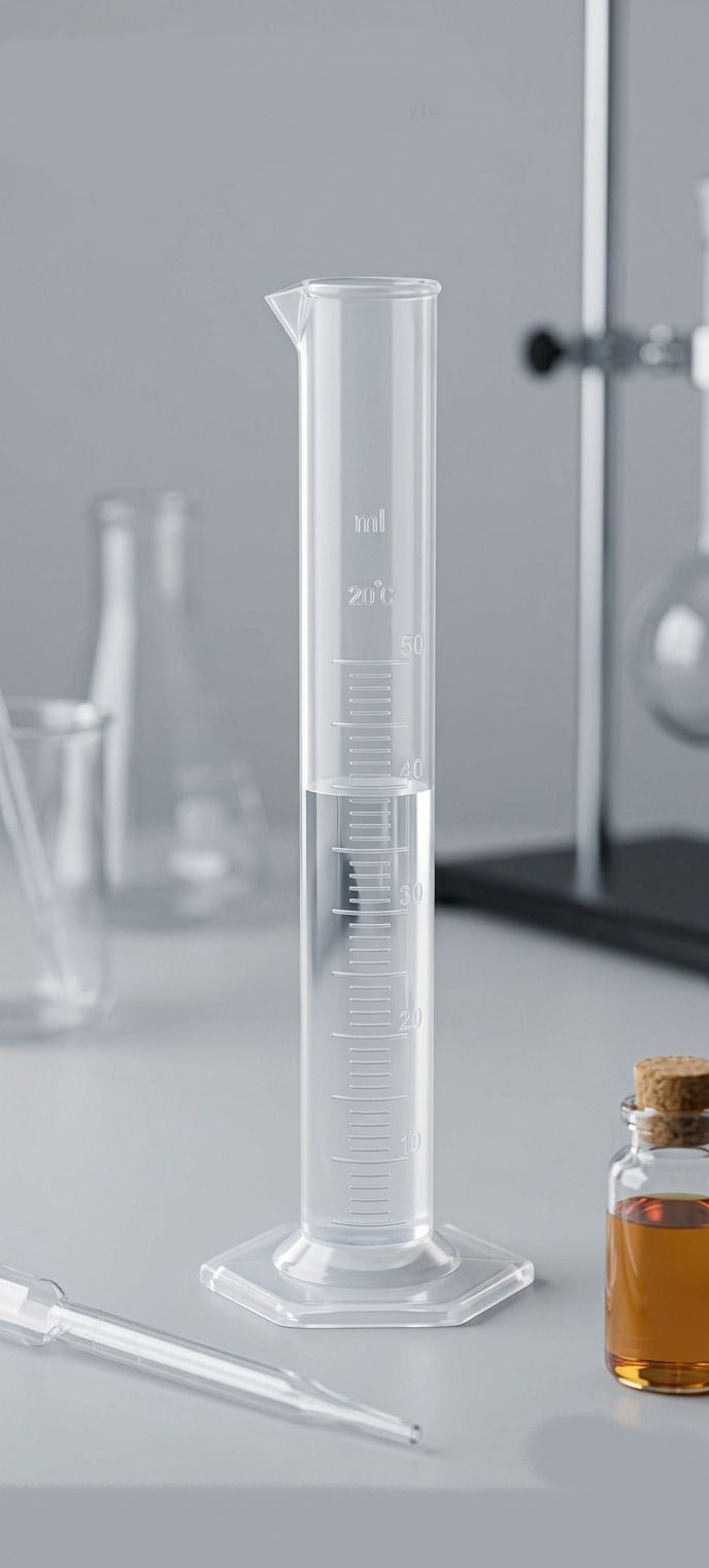 Measuring Cylinder with Hexagonal Base Accurate Laboratory Liquid Measuring PP (Polypropylene) Graduated Cylinder-image-37