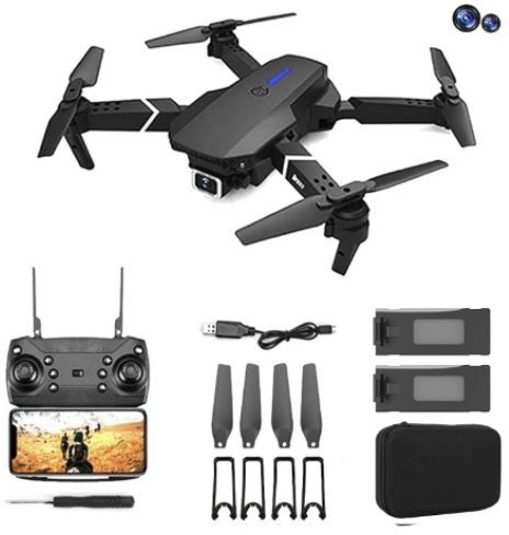 NimbusX E88 Pro 4K Foldable Drone with Live Camera & Gesture Control DDR2 2 GB NVIDIA Chipset 0 bit 0 MHz Graphics Card-image-17