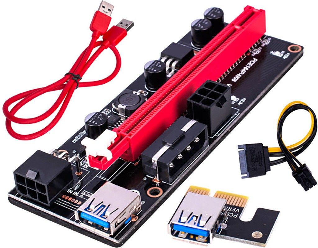 Nextar GPU Expansion Card Usb 3.0 PCI-E 1X to 16X Extender Riser Ver 009s Card GDDR4 16 GB NVIDIA Chipset 64 bit 120 MHz Graphics Card-image-22