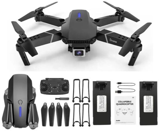 Luftrix E88 Pro 4K Gesture Control Drone DDR2 2 GB NVIDIA Chipset 0 bit 0 MHz Graphics Card-image-30