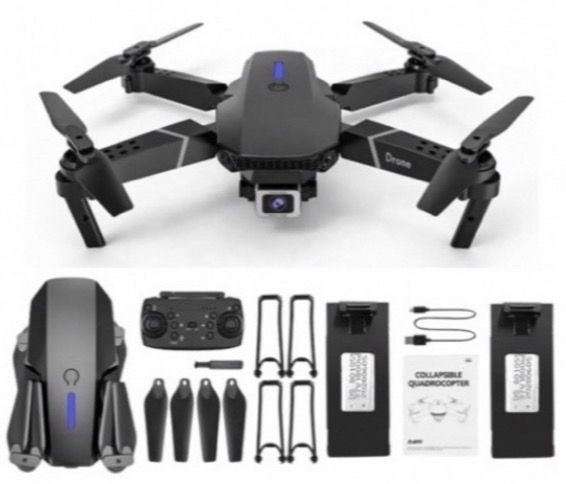 Auronix E88 Pro FPV Drone with 4K Ultra HD Camera, Headless Mode & Gesture Shooting DDR2 2 GB NVIDIA Chipset 0 bit 2.4 MHz Graphics Card