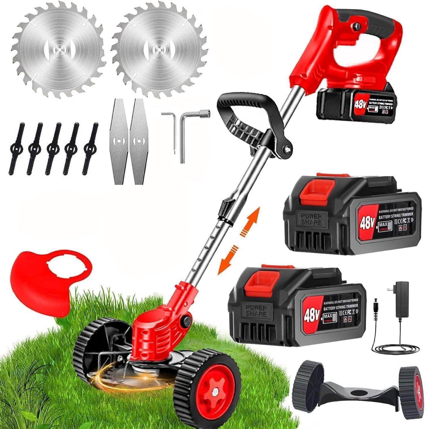 truegreen Electric Garden Lawn Mower Powered Lawn Trimmer Cordless Grass Trimmer Cordless Grass Trimmer-picture-16