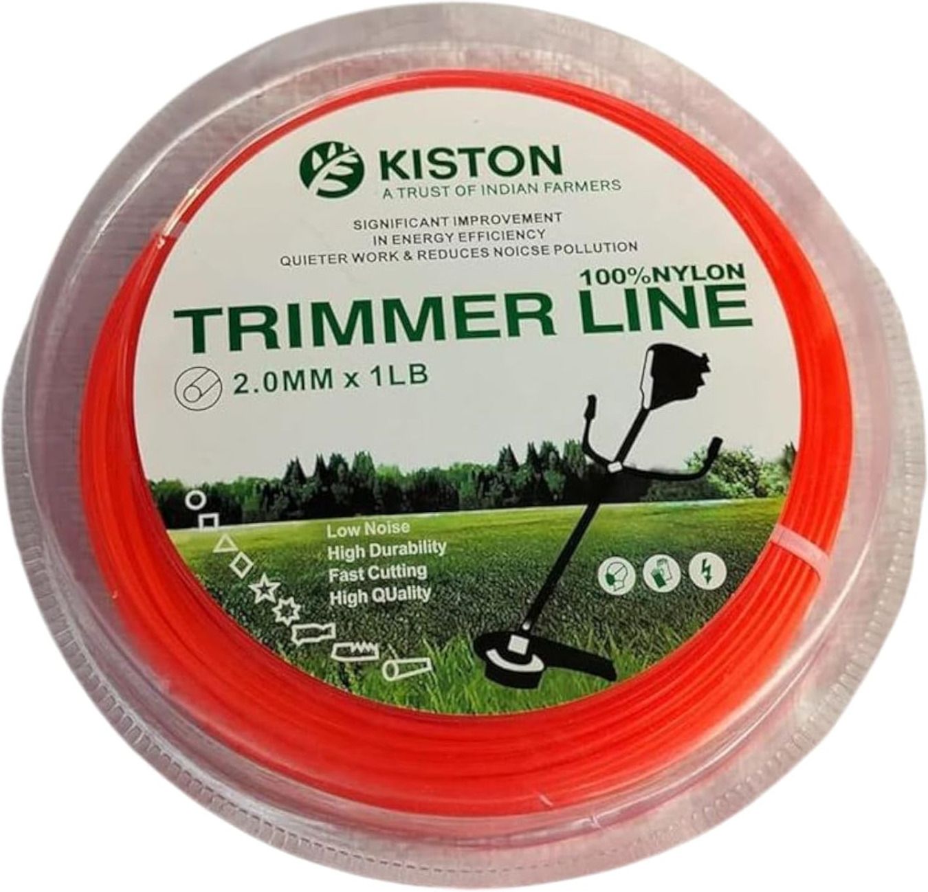 luck international Trimmer Line | 2mm Round Nylon Rope – 50m for Brush Cutter Universal Fit Corded Grass Trimmer-picture-20