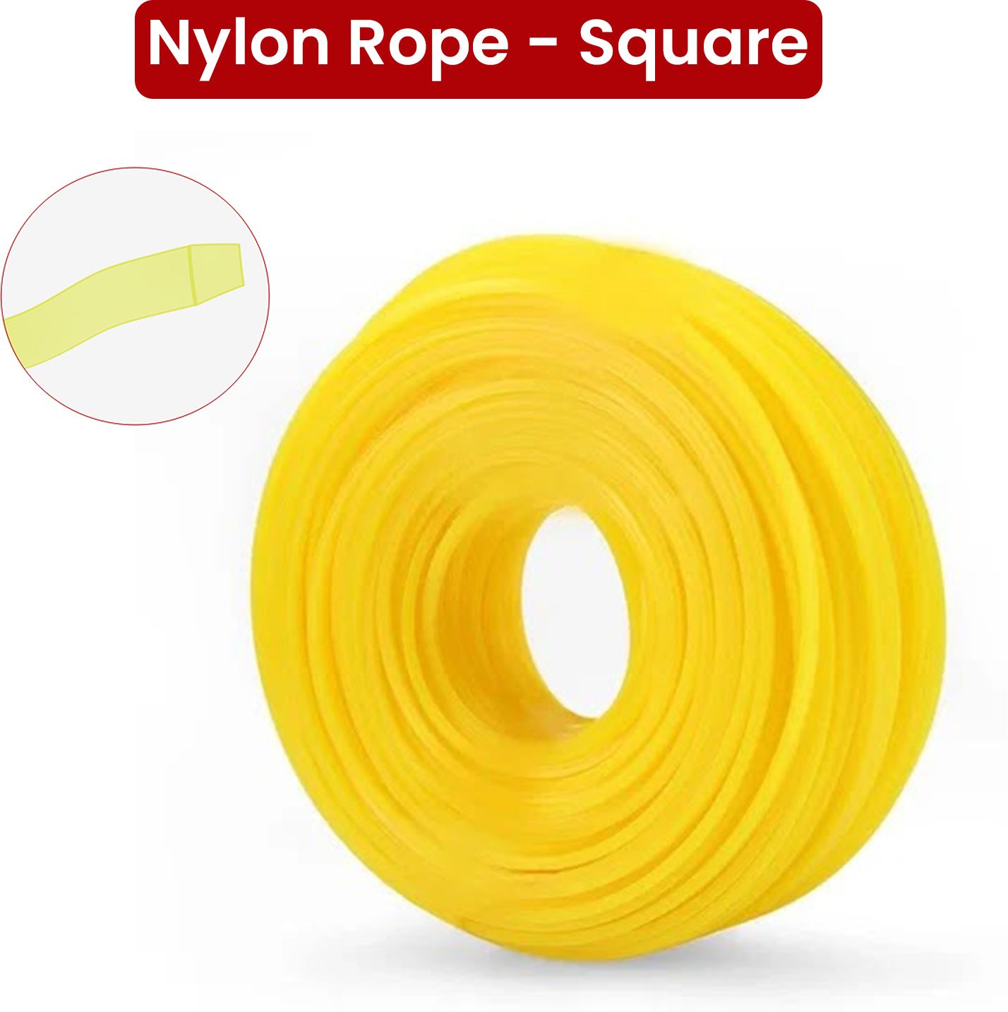 Trimmer Line/Nylon Rope Bundle for Brush Cutter (50m, 3mm Square)/ Grass Cutter/Weeder/Trimmer/Tap n Go Cordless Grass Trimmer-image-19